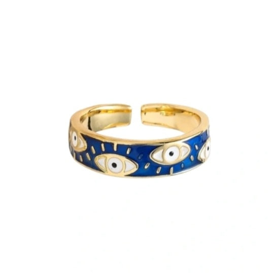 Bague Felda bleue